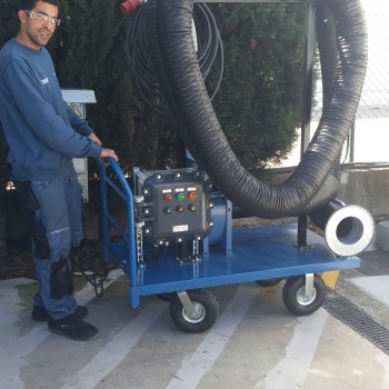 Carro de aspiración ATEX