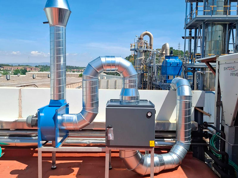 proyectos de instalaciones aspiración industrial | COEMAT Mataró